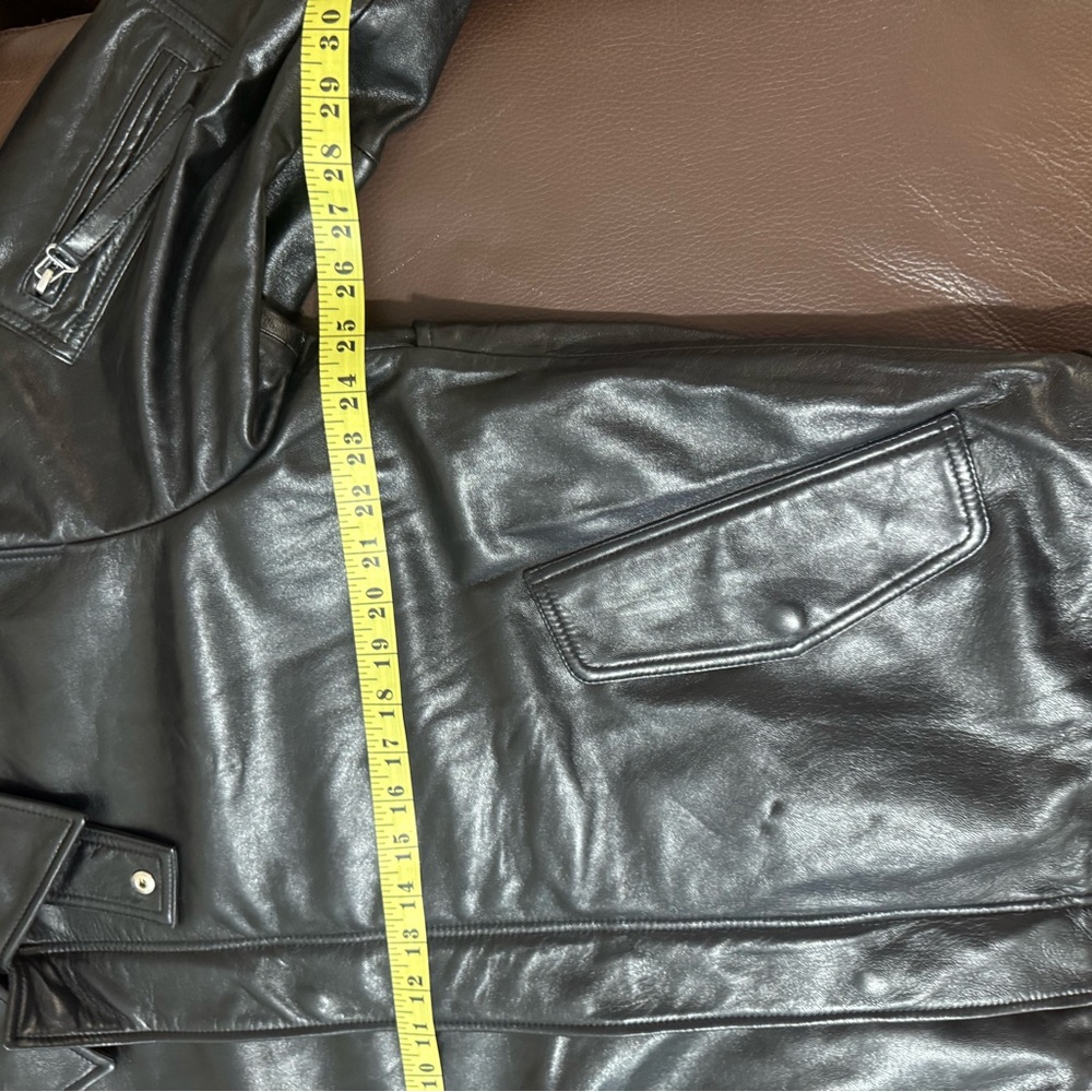 Helmut Lang Black Leather Jacket - Picture 8 of 11